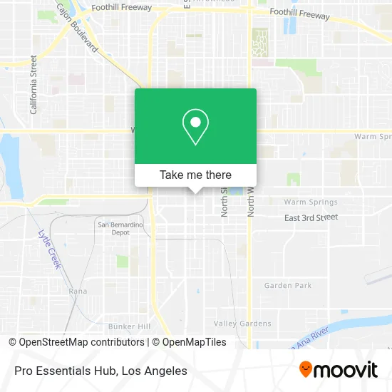 Pro Essentials Hub map