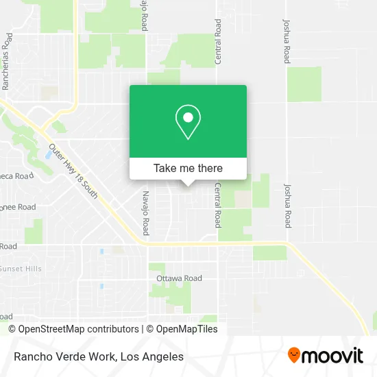 Rancho Verde Work map