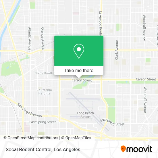 Socal Rodent Control map
