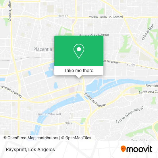 Raysprint map