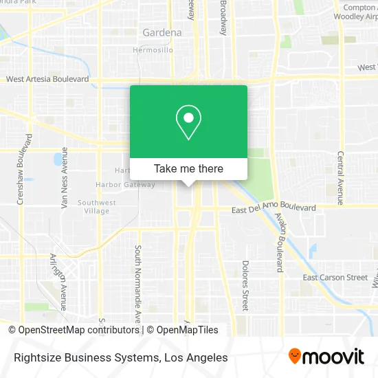 Rightsize Business Systems map