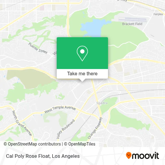 Cal Poly Rose Float map