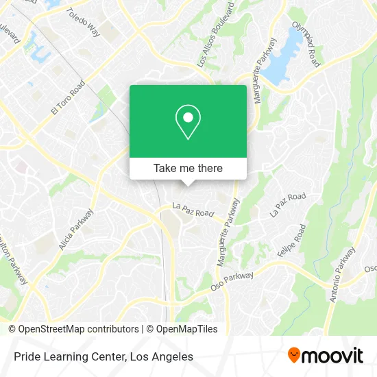 Pride Learning Center map