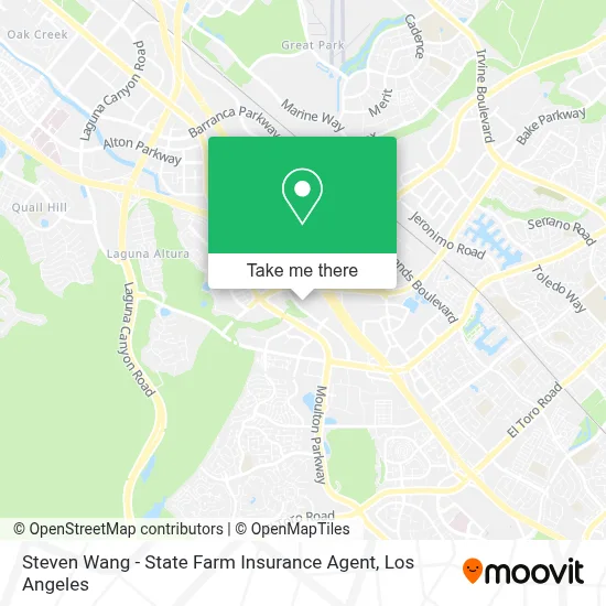 Steven Wang - State Farm Insurance Agent map