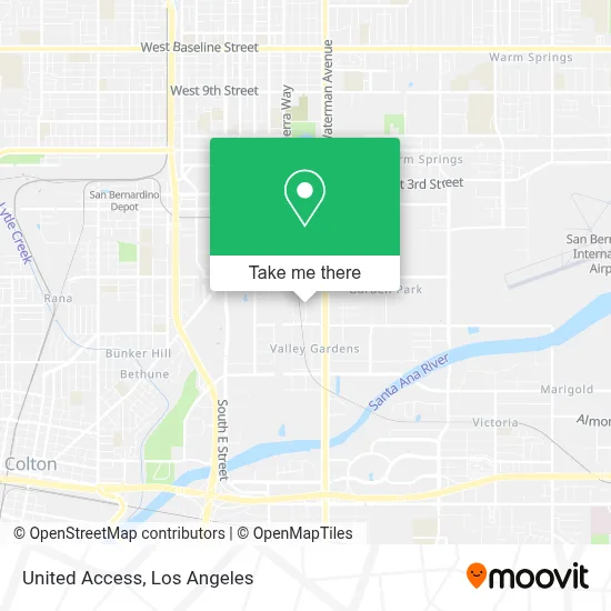 United Access map