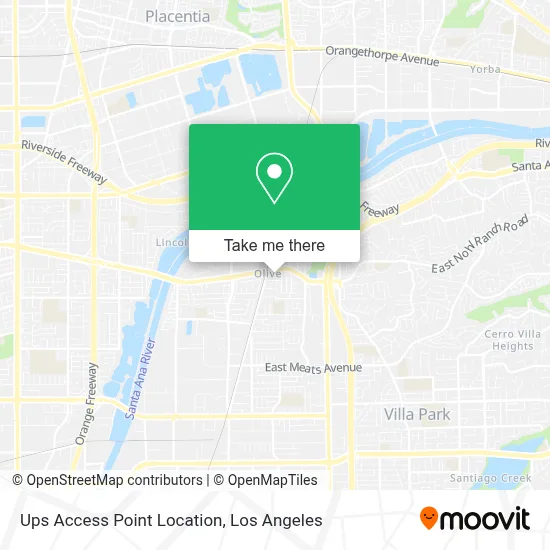 Ups Access Point Location map