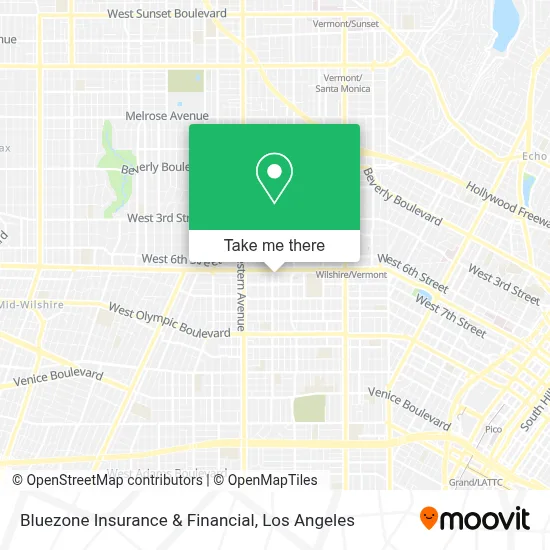 Bluezone Insurance & Financial map