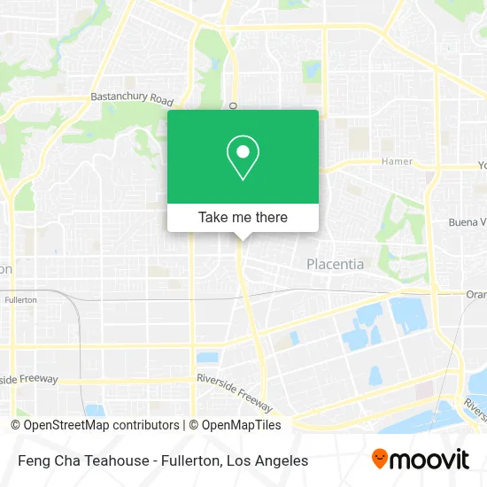 Feng Cha Teahouse - Fullerton map