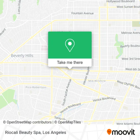 Riocali Beauty Spa map