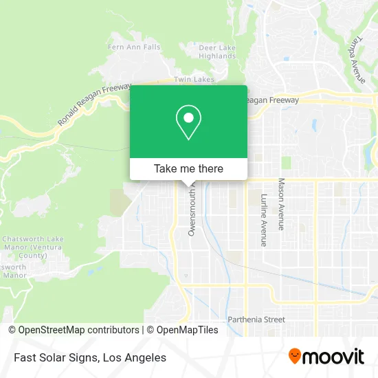 Fast Solar Signs map