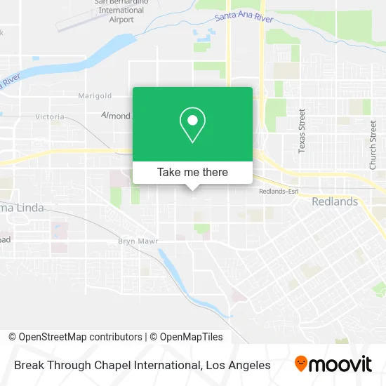 Break Through Chapel International map