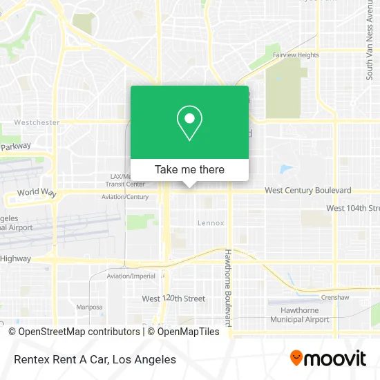 Rentex Rent A Car map