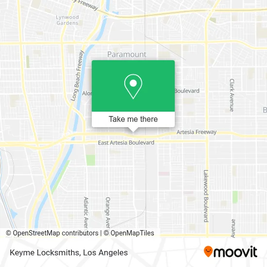 Keyme Locksmiths map