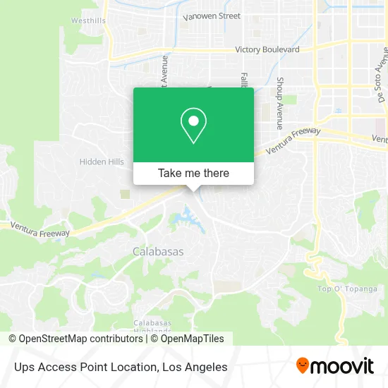 Ups Access Point Location map