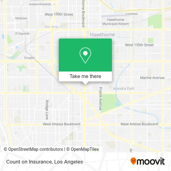 Count on Insurance map