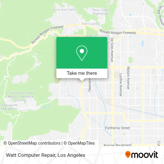 Watt Computer Repair map
