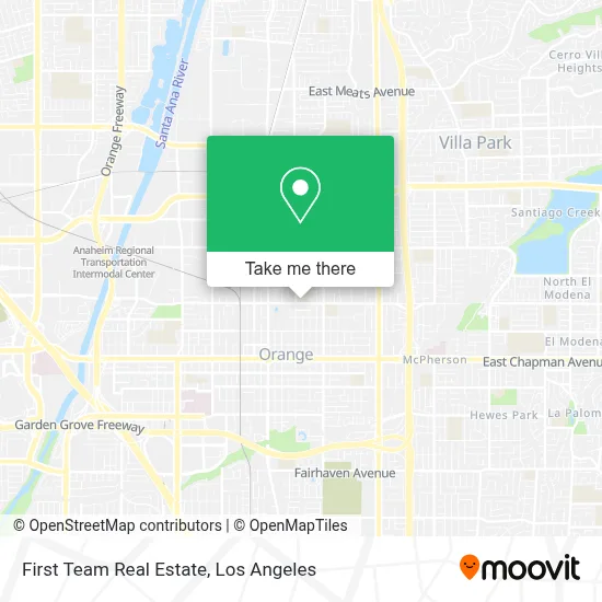 First Team Real Estate map
