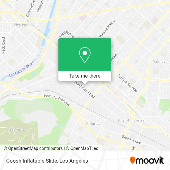 Goosh Inflatable Slide map