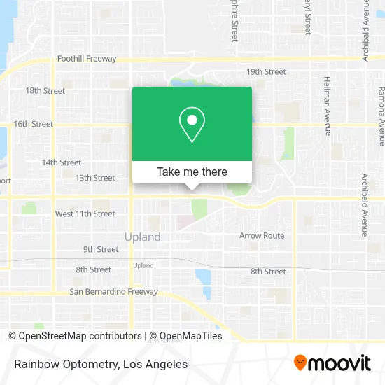 Rainbow Optometry map