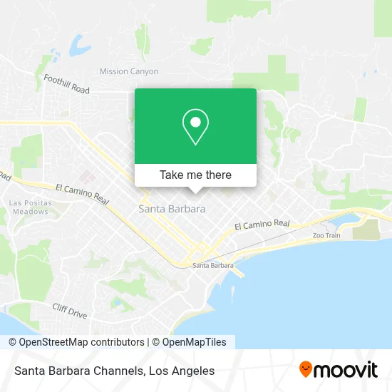 Santa Barbara Channels map