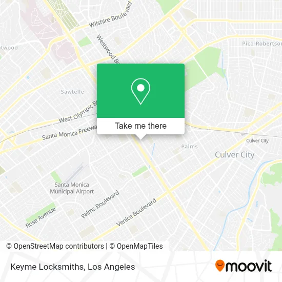 Keyme Locksmiths map