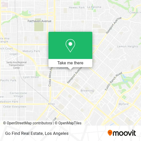 Go Find Real Estate map