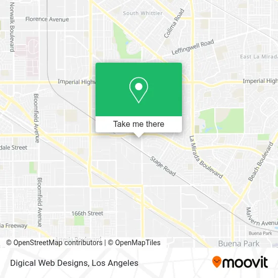 Digical Web Designs map