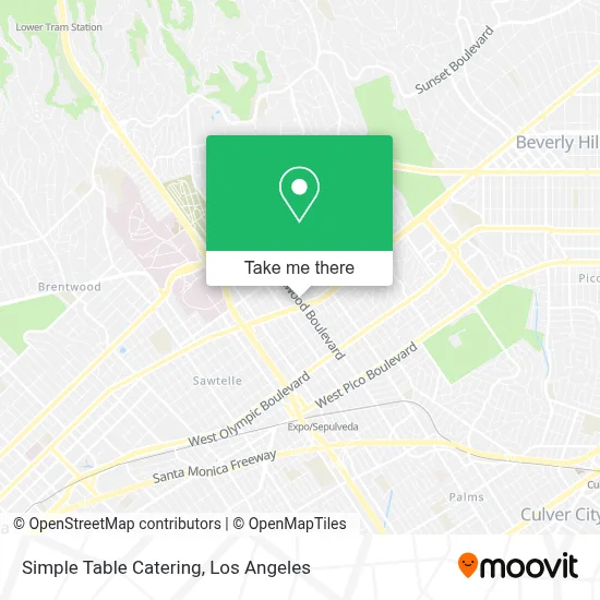 Simple Table Catering map