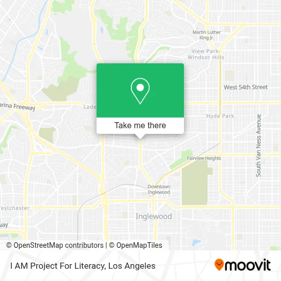 I AM Project For Literacy map