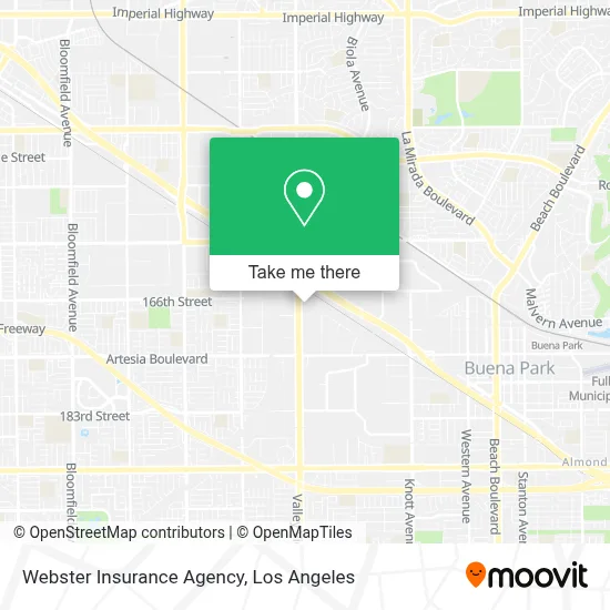 Webster Insurance Agency map