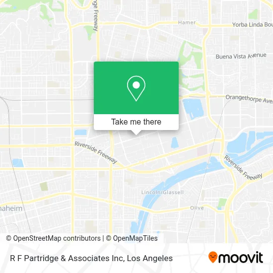 R F Partridge & Associates Inc map
