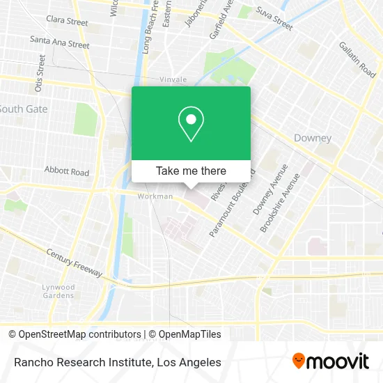 Rancho Research Institute map