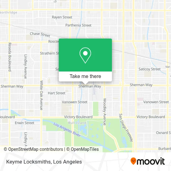 Keyme Locksmiths map