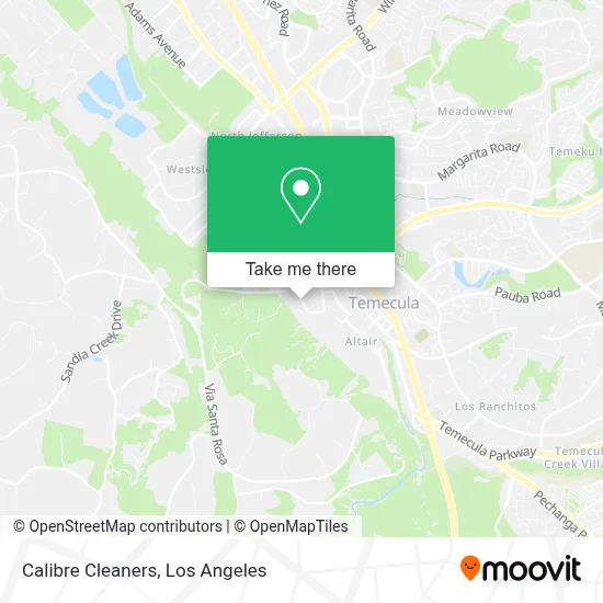 Calibre Cleaners map