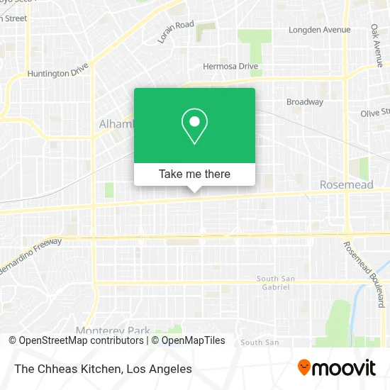 The Chheas Kitchen map