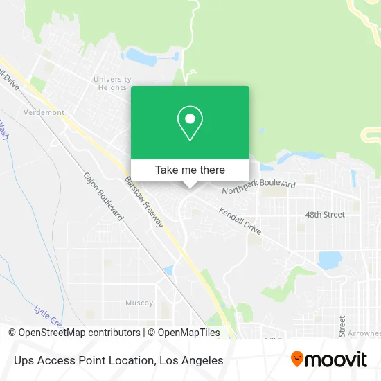 Ups Access Point Location map