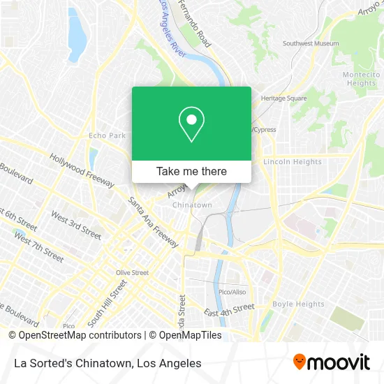 La Sorted's Chinatown map