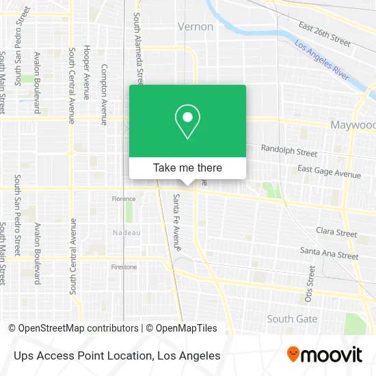 Ups Access Point Location map