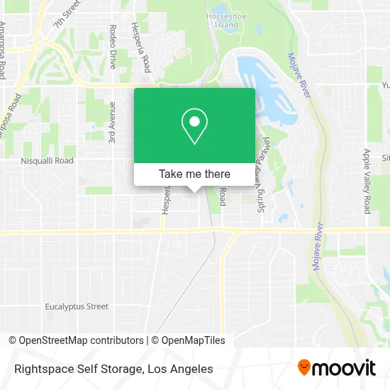 Rightspace Self Storage map