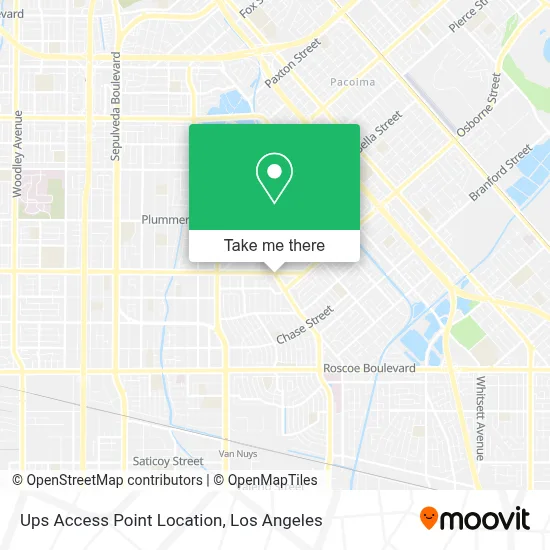 Ups Access Point Location map