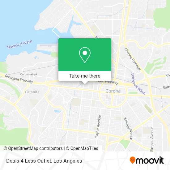 Deals 4 Less Outlet map