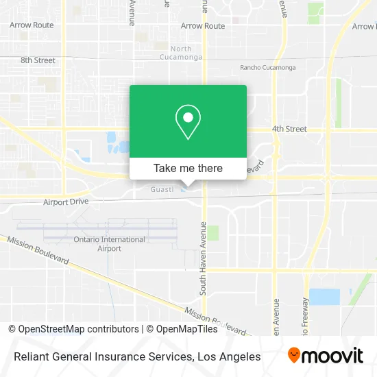 Reliant General Insurance Services map