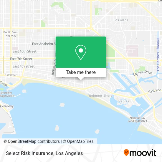 Select Risk Insurance map