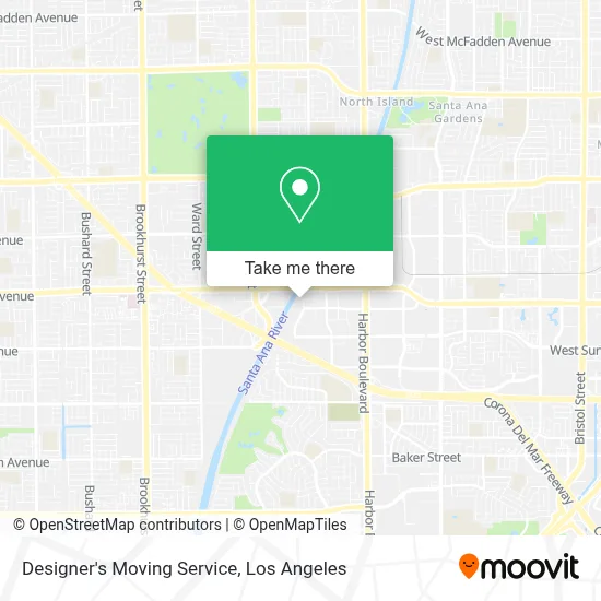 Designer's Moving Service map