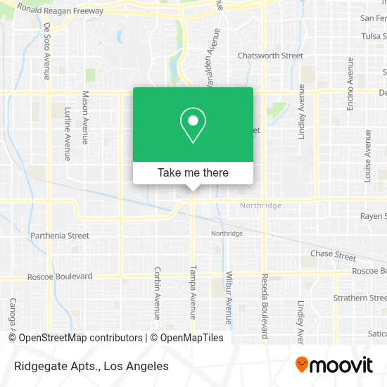 Ridgegate Apts. map