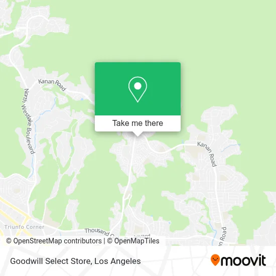 Goodwill Select Store map