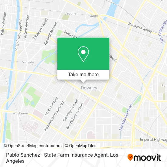Pablo Sanchez - State Farm Insurance Agent map