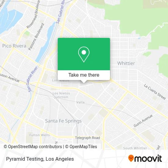 Pyramid Testing map