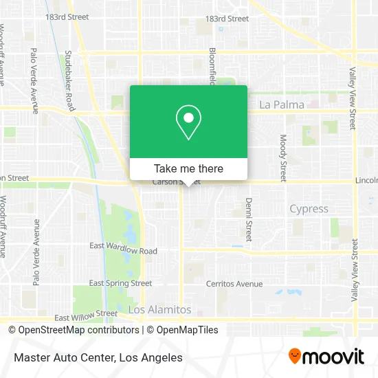 Master Auto Center map