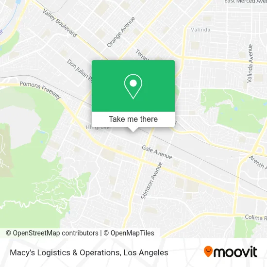 Macy's Logistics & Operations map